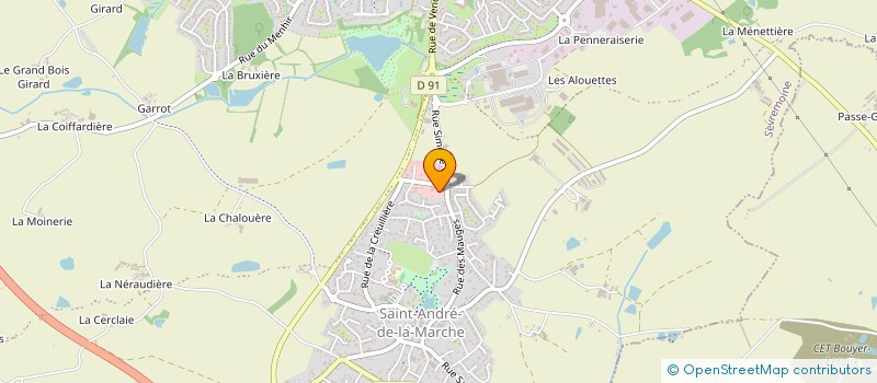 localisation de l'entreprise TRANSPORTS CMV à SEVREMOINE