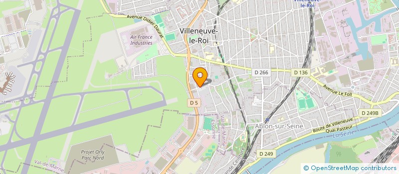 localisation de l'entreprise TRANSPORTS CNM à VILLENEUVE-LE-ROI