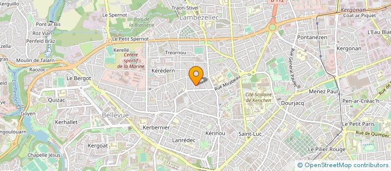 localisation de l'entreprise TRANSPORTS COCAIGN à GUIPAVAS