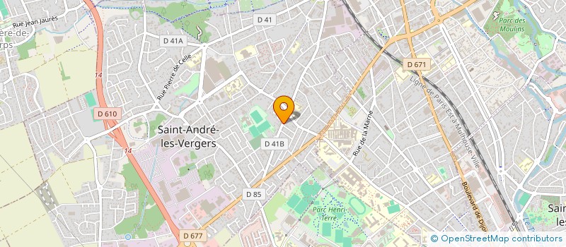 localisation de l'entreprise TRANSPORTS COCQUYT à SAINT-ANDRE-LES-VERGERS