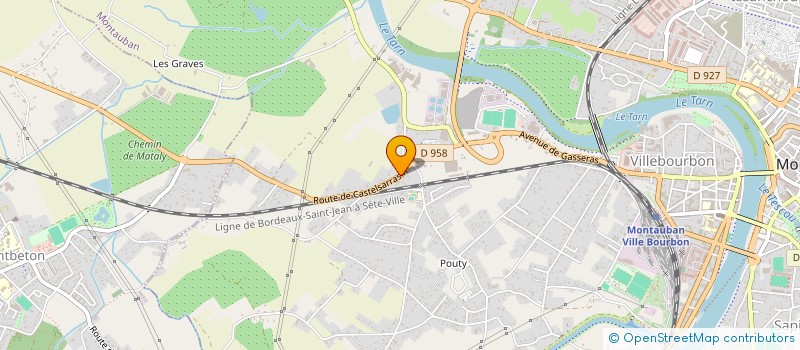 localisation de l'entreprise TRANSPORTS COLMAGRO  MONTAUBAN