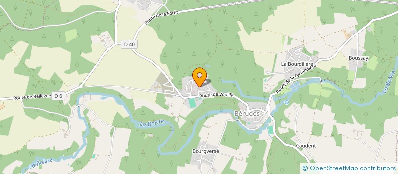 localisation de l'entreprise TRANSPORTS COMARTIN  BERUGES