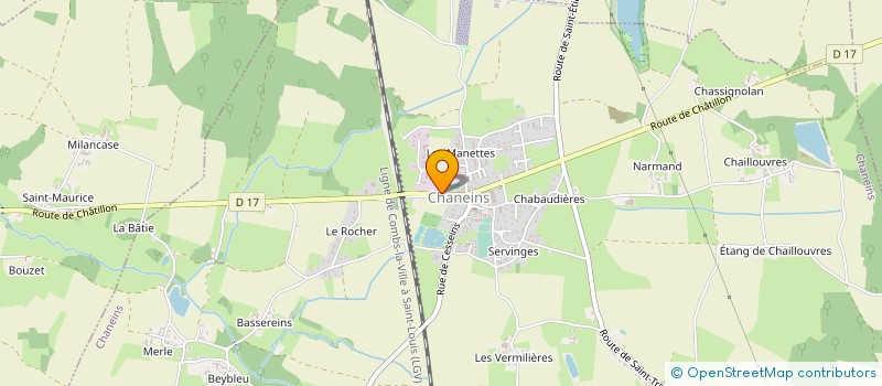 localisation de l'entreprise TRANSPORTS COMBY à CHANEINS
