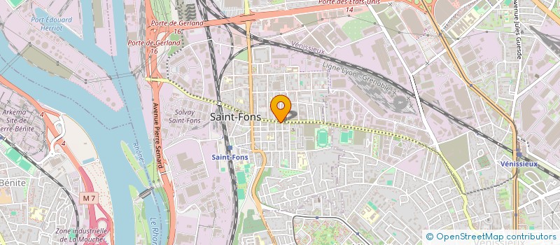 localisation de l'entreprise TRANSPORTS COMPANY EXPRESS à SAINT-FONS