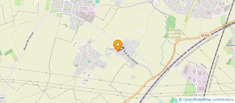 localisation de l'entreprise TRANSPORTS CONVOYAGES DEHAENE à CHEMY