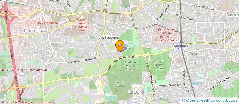 localisation de l'entreprise TRANSPORTS COORDINATION AQUIT CHARENTES à MERIGNAC