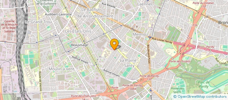 localisation de l'entreprise TRANSPORTS CORPORATION EXPRESS SARL à LYON