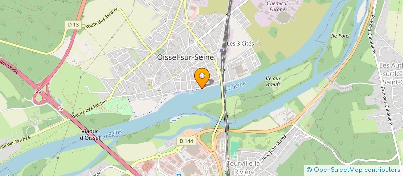 localisation de l'entreprise TRANSPORTS CORREIA à OISSEL