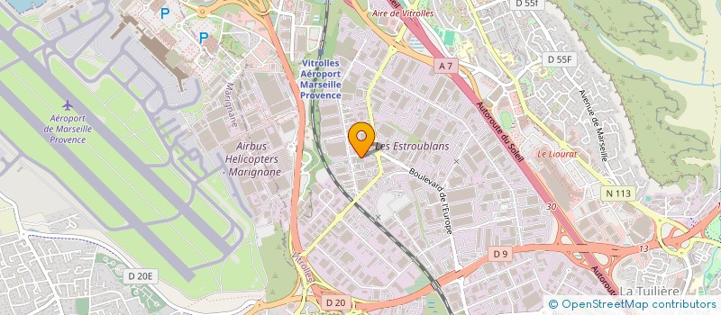 localisation de l'entreprise TRANSPORTS COURSES ENTREPOSAGES ARLESIEN à VITROLLES
