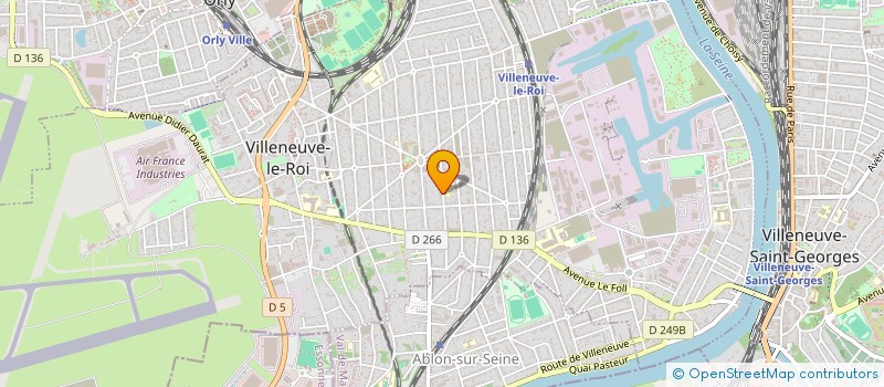 localisation de l'entreprise TRANSPORTS COURSES NATIONAL EXPRESS à VILLENEUVE-LE-ROI