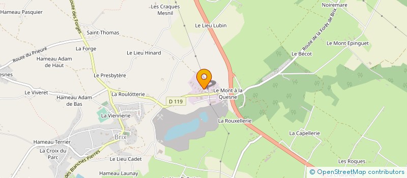 localisation de l'entreprise TRANSPORTS COUSIN à BRIX