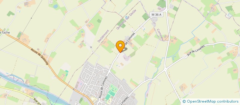 localisation de l'entreprise TRANSPORTS COUSIN SAS à QUESNOY-SUR-DEULE