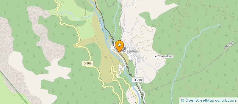 localisation de l'entreprise TRANSPORTS COZZI à ANNOT