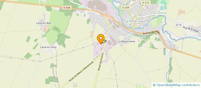 localisation de l'entreprise TRANSPORTS CRAPART MICHEL ET CARINE à LA FERTE-GAUCHER