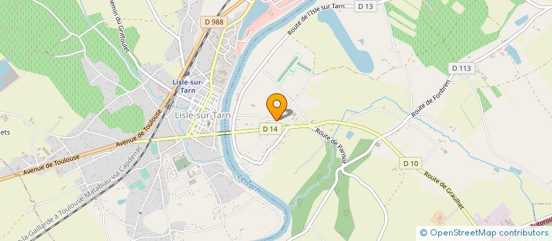 localisation de l'entreprise TRANSPORTS CROUZET FRERES à MONTANS