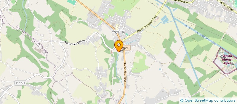 localisation de l'entreprise TRANSPORTS CRUZ MARTINEZ  LES AVENIERES VEYRINS-THUELLIN