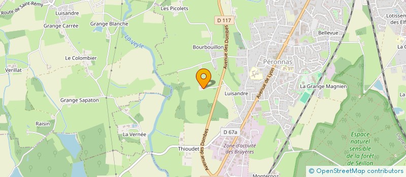 localisation de l'entreprise TRANSPORTS D.D.  PERONNAS