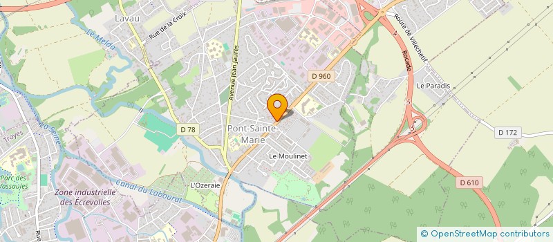 localisation de l'entreprise TRANSPORTS D'ELITES à PONT-SAINTE-MARIE