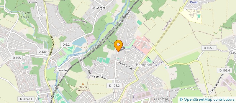 localisation de l'entreprise TRANSPORTS D'HIER D'AUJOURD'HUI ET DE DEMAIN (TRADHAD) à CHAMPHOL
