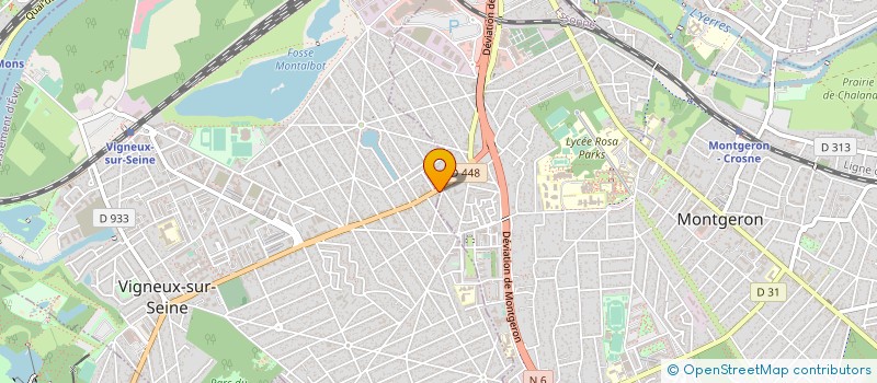 localisation de l'entreprise TRANSPORTS D.L IDF à VIGNEUX-SUR-SEINE