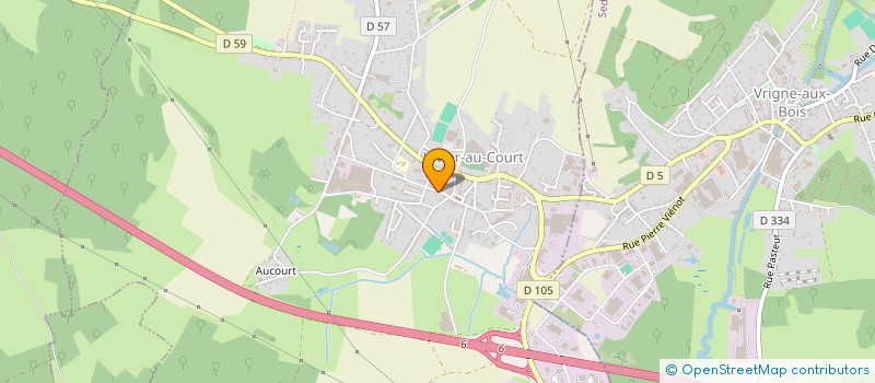 localisation de l'entreprise TRANSPORTS D. NICOLAS ET COMPAGNIE  VIVIER-AU-COURT