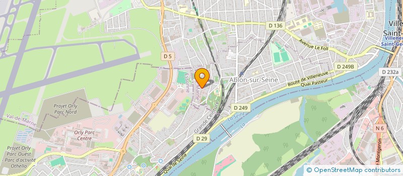 localisation de l'entreprise TRANSPORTS D4 TD4 à ABLON-SUR-SEINE
