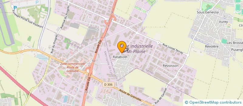 localisation de l'entreprise TRANSPORTS DA SILVA à GENAS