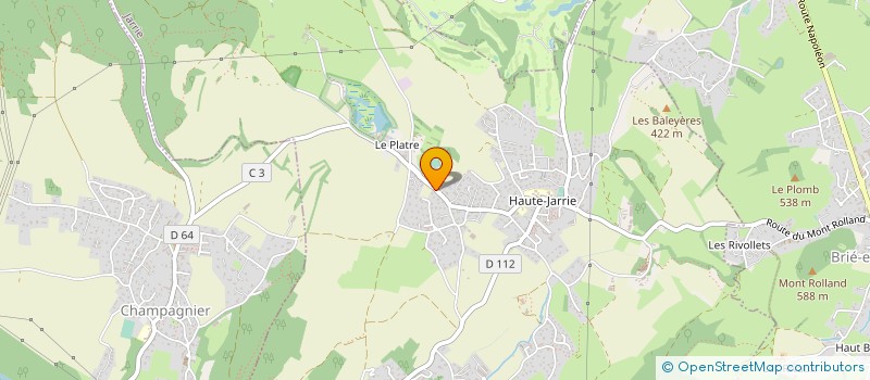 localisation de l'entreprise TRANSPORTS DACIER SARL à JARRIE
