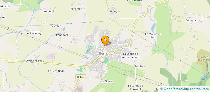 localisation de l'entreprise TRANSPORTS DALINO à BERRIC