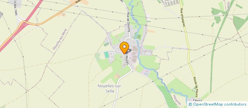 localisation de l'entreprise TRANSPORTS DANIEL DAVOINE SARL  NOYELLES-SUR-SELLE