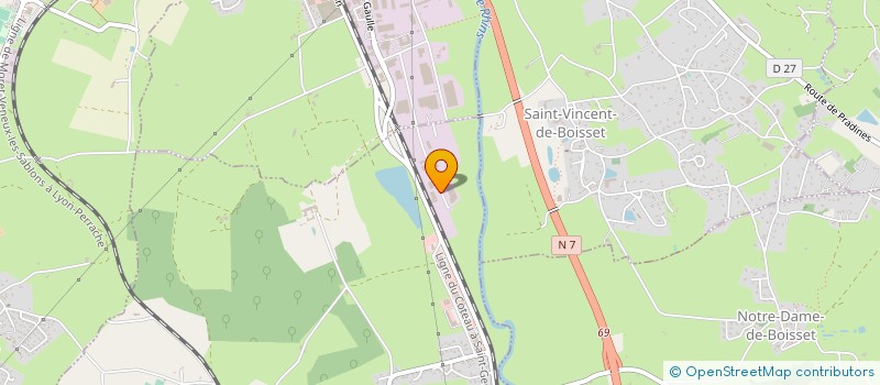 localisation de l'entreprise TRANSPORTS DANIEL ET DEMONT à PARIGNY