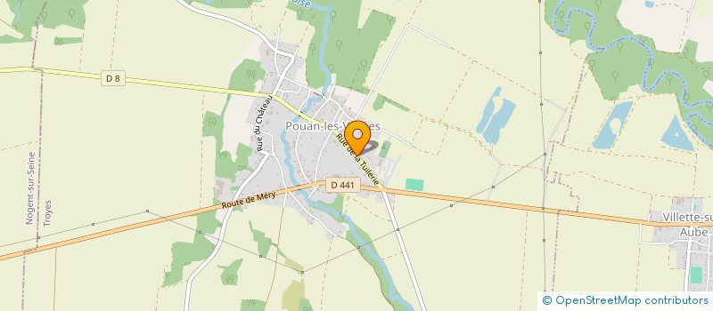 localisation de l'entreprise TRANSPORTS DANIEL FERON à POUAN-LES-VALLEES