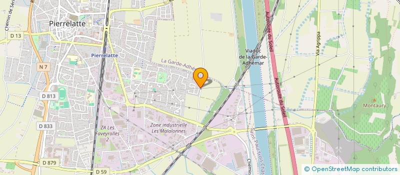 localisation de l'entreprise TRANSPORTS DARAI  PIERRELATTE