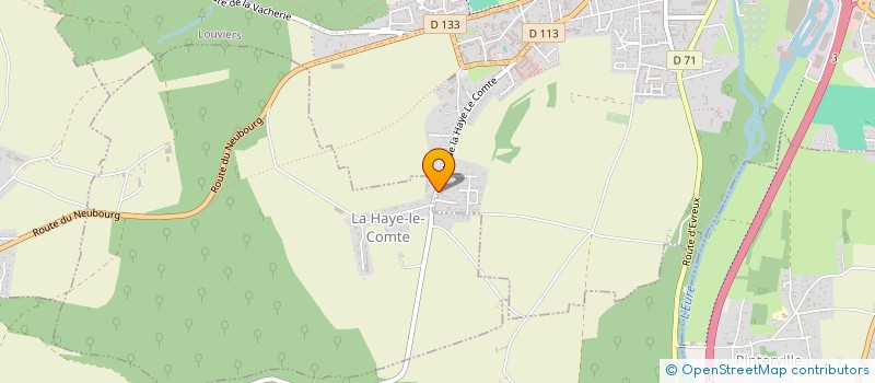 localisation de l'entreprise TRANSPORTS DARNANVILLE à LOUVIERS