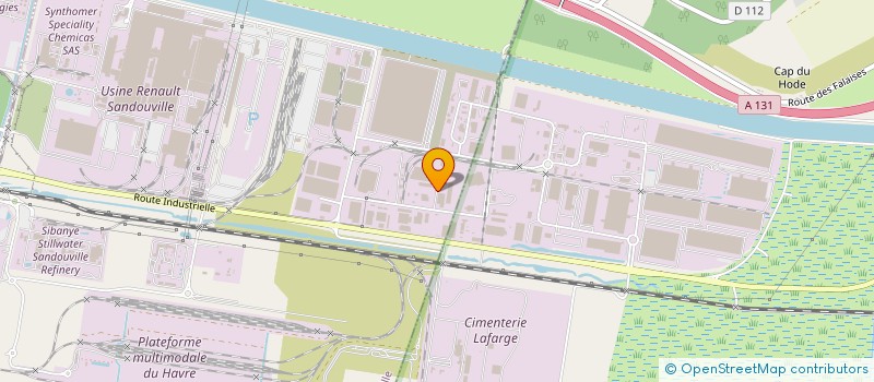 localisation de l'entreprise TRANSPORTS DAUFRESNE  SANDOUVILLE