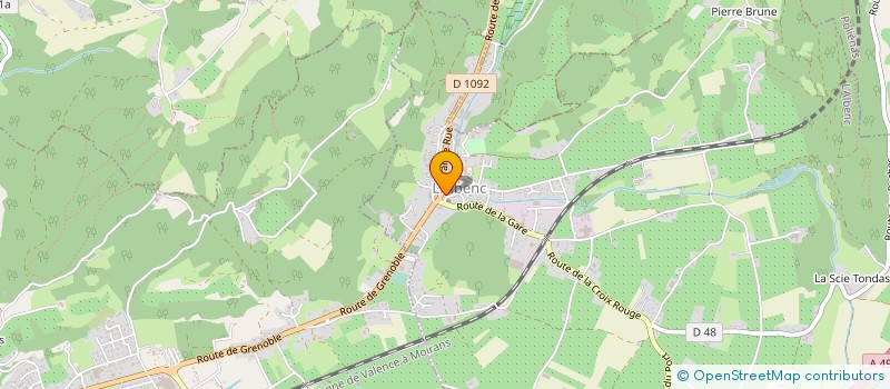 localisation de l'entreprise TRANSPORTS DAUPHINE SAVOIE à L'ALBENC