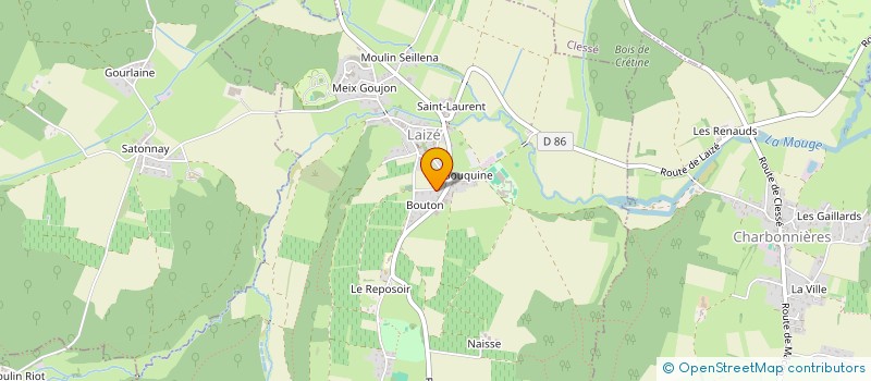 localisation de l'entreprise TRANSPORTS DAVID CAPOGROSSI à LAIZE