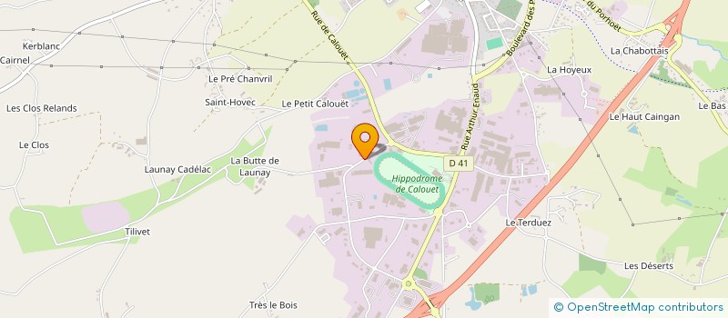 localisation de l'entreprise TRANSPORTS DAVID GOURLAOUEN à LOUDEAC