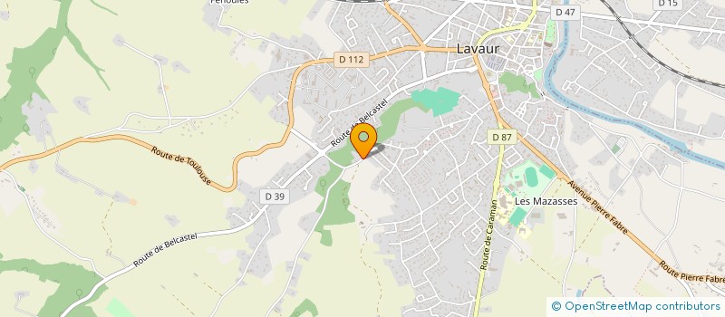 localisation de l'entreprise TRANSPORTS DAVID STRUS à LAVAUR