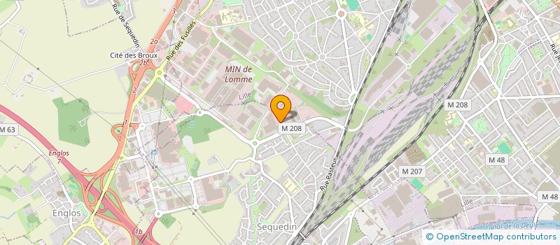 localisation de l'entreprise TRANSPORTS DE BACKER à SEQUEDIN