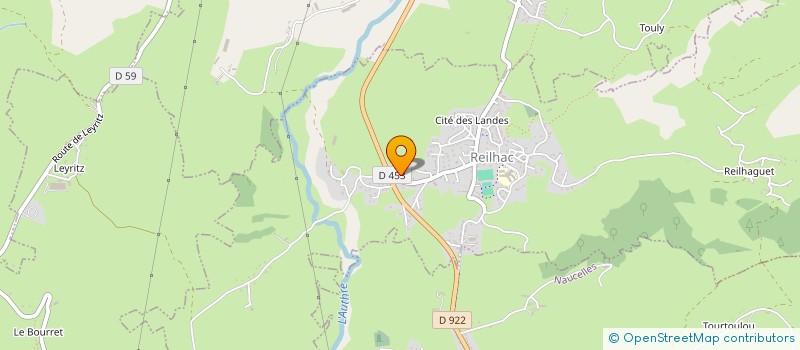 localisation de l'entreprise TRANSPORTS DE CLERCQ à REILHAC