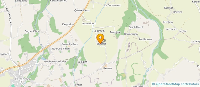 localisation de l'entreprise TRANSPORTS DE COLIS URGENTS à GOUDELIN