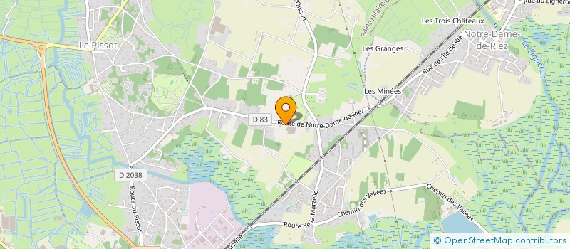 localisation de l'entreprise TRANSPORTS DE L'OUEST VALETTE à SAINT-HILAIRE-DE-RIEZ
