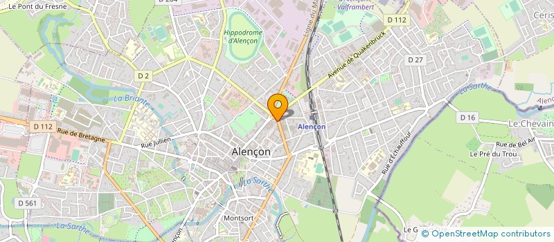 localisation de l'entreprise TRANSPORTS DE LA PYRAMIDE à ALENCON