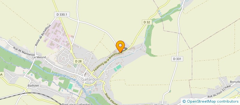 localisation de l'entreprise TRANSPORTS DE LA VALLEE à GALLARDON
