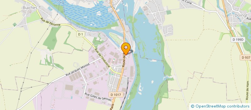 localisation de l'entreprise TRANSPORTS DE LA VALLEE DE LA SOMME  CARTIGNY