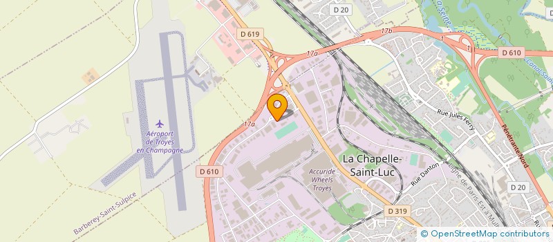 localisation de l'entreprise TRANSPORTS DE LIMA à LA CHAPELLE-SAINT-LUC