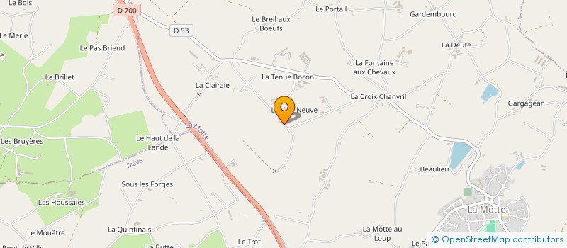 localisation de l'entreprise TRANSPORTS DE SAINT LEON à LA MOTTE