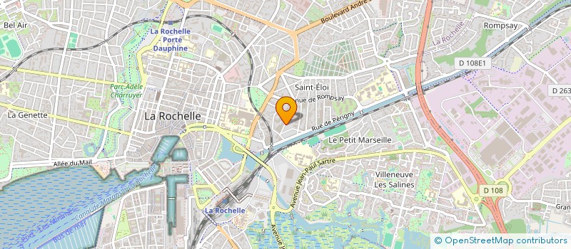 localisation de l'entreprise TRANSPORTS DE TOURISME DE L OCEAN  LA ROCHELLE