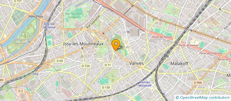 localisation de l'entreprise TRANSPORTS DE TOUTES SORTES  VANVES